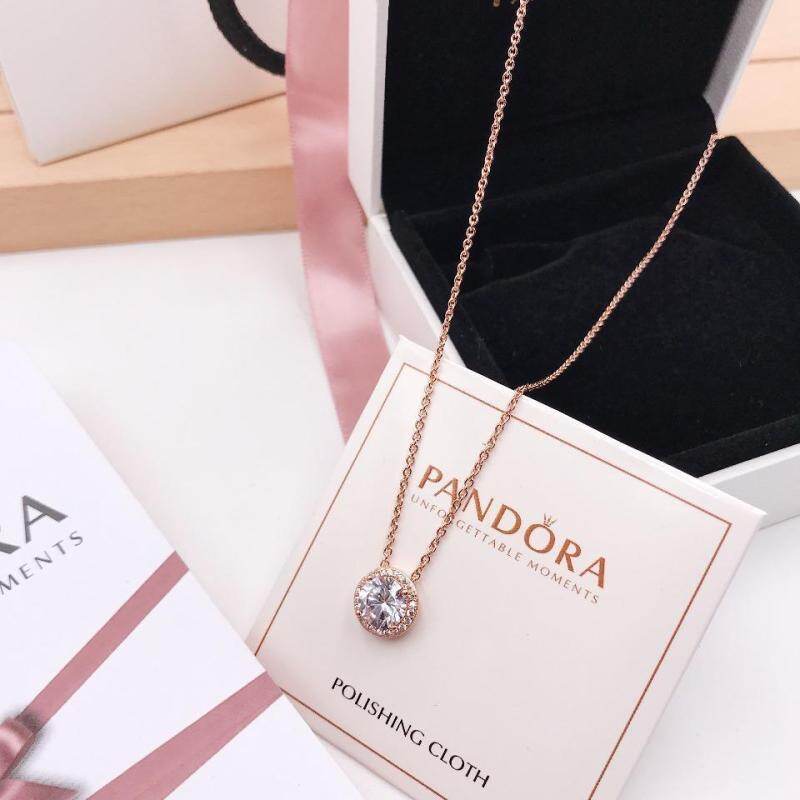 Pandora_necklace_Original Vòng Cổ Trái Tim Kim Cương Phiên Bản Giới Hạn Mới Nhất 2019 Chính Hãng