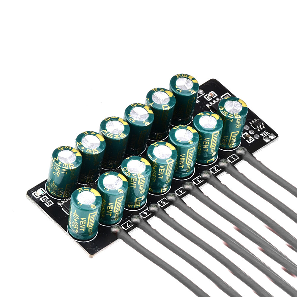 Shockley 3S 4S 6S 7S 2A Active Equalizer Balancer Lifepo4 Lithium Active Battery Energy Transfer Equalization Capacitor