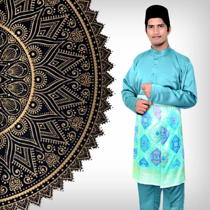 baju melayu lelaki slim fit