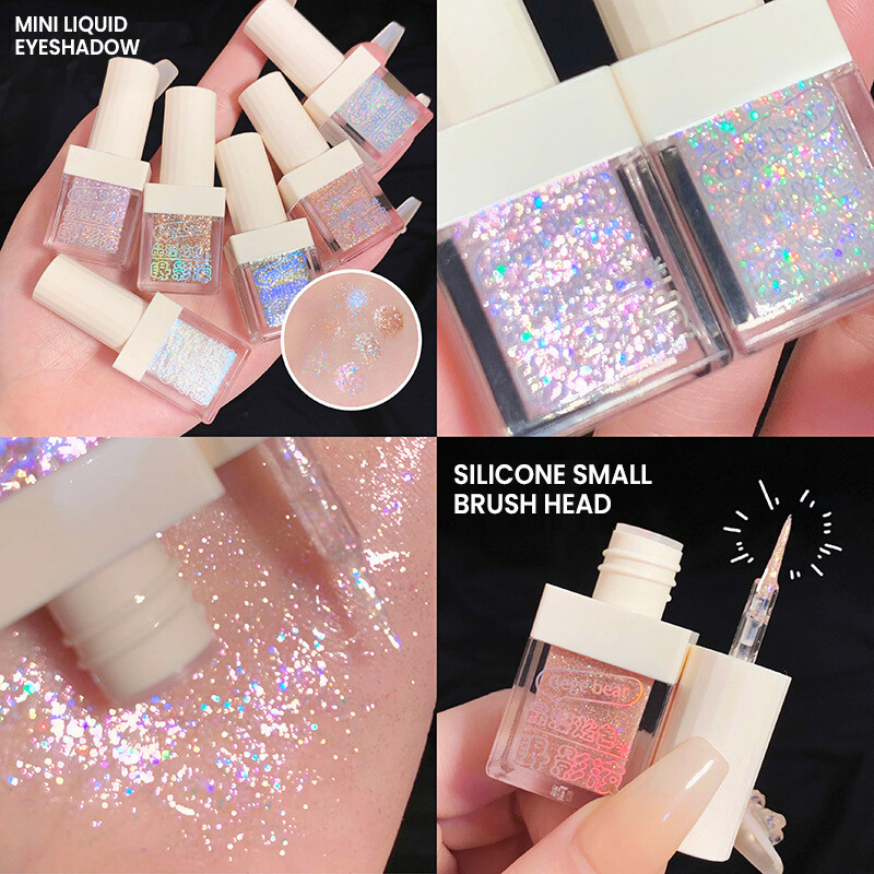 Liquid Eyeliner Eyeshadow Liquid Shimmering Highlighter Eyeshadow Solution Monochrome Eye Shadow Solution Matte Eyeshadow Liquid