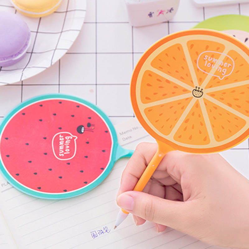 Cute Animal Fan Ball Pen Stationery Student Pen Study Gift