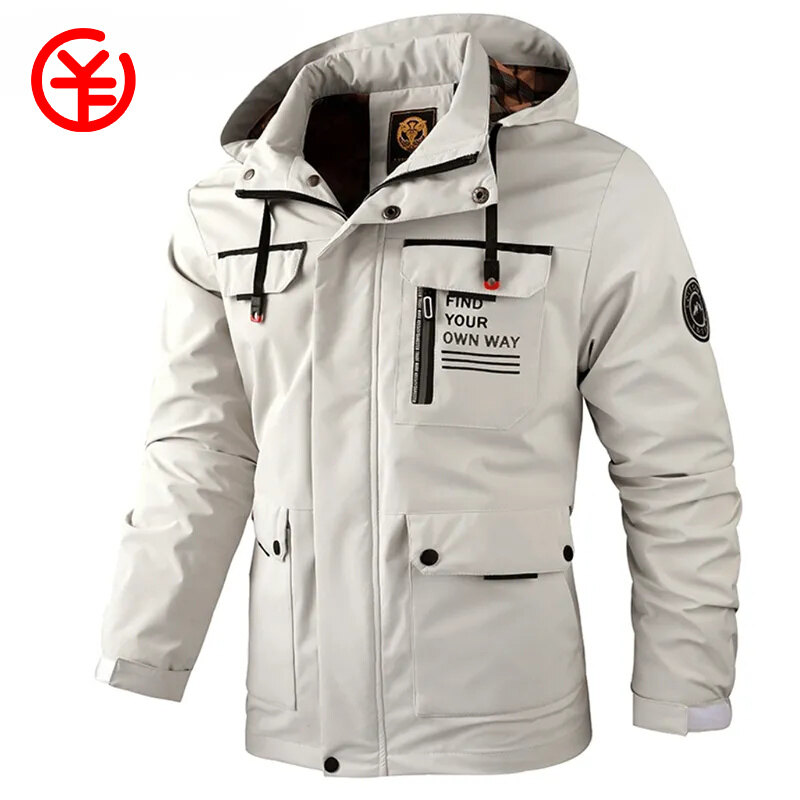 Áo khoác nam Ygtof Nhẹ Mùa xuân mùa thu Áo Khoác Bomber Đội quân quân đội Áo gió mềm Áo Khoác Nam quần áo thể thao thời trang chơi golf
