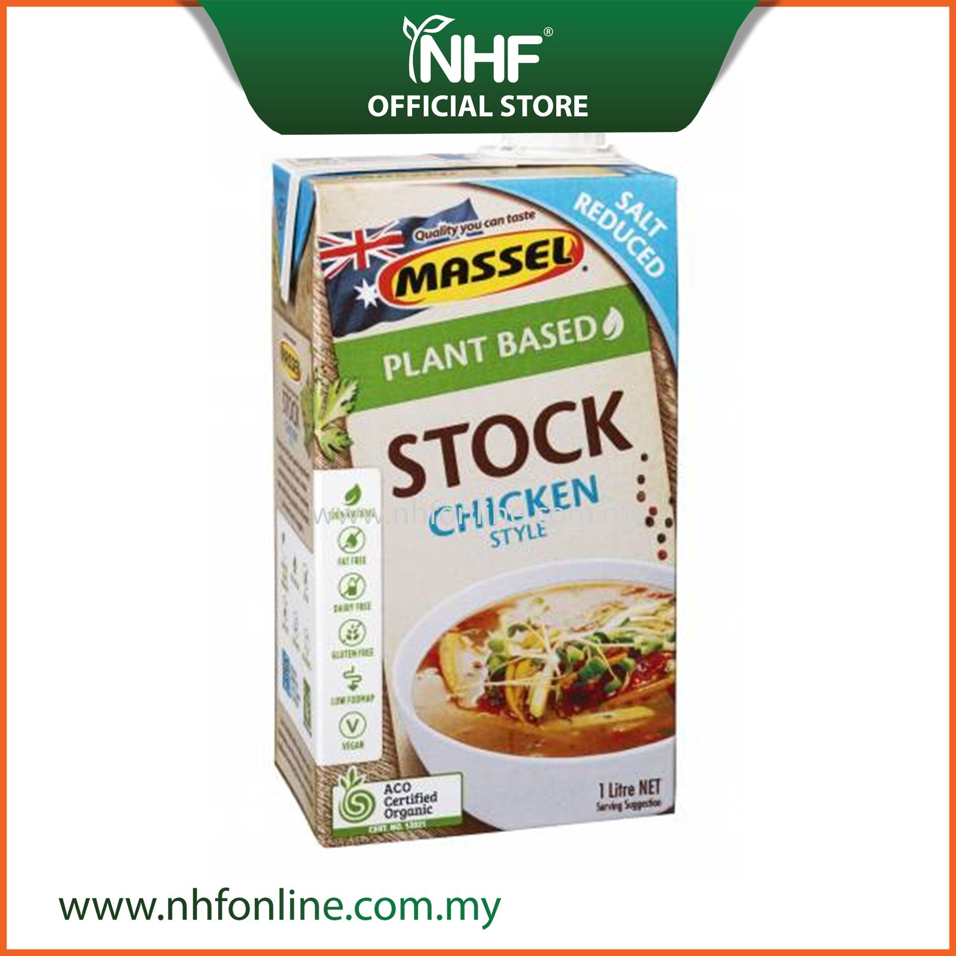 MASSEL Premium Stock Powder Chicken Style / Vegetable 168g / Liquid