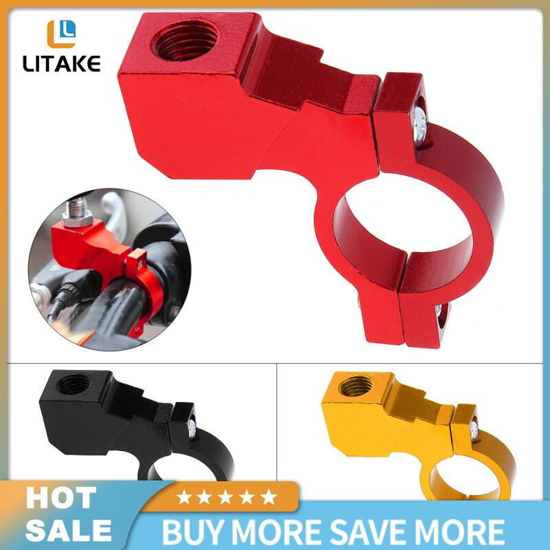 Litake【Hot Sale】7-8" Motorcycle Handlebar Mirror Adaptor Holder Clamp On Mount Brackets