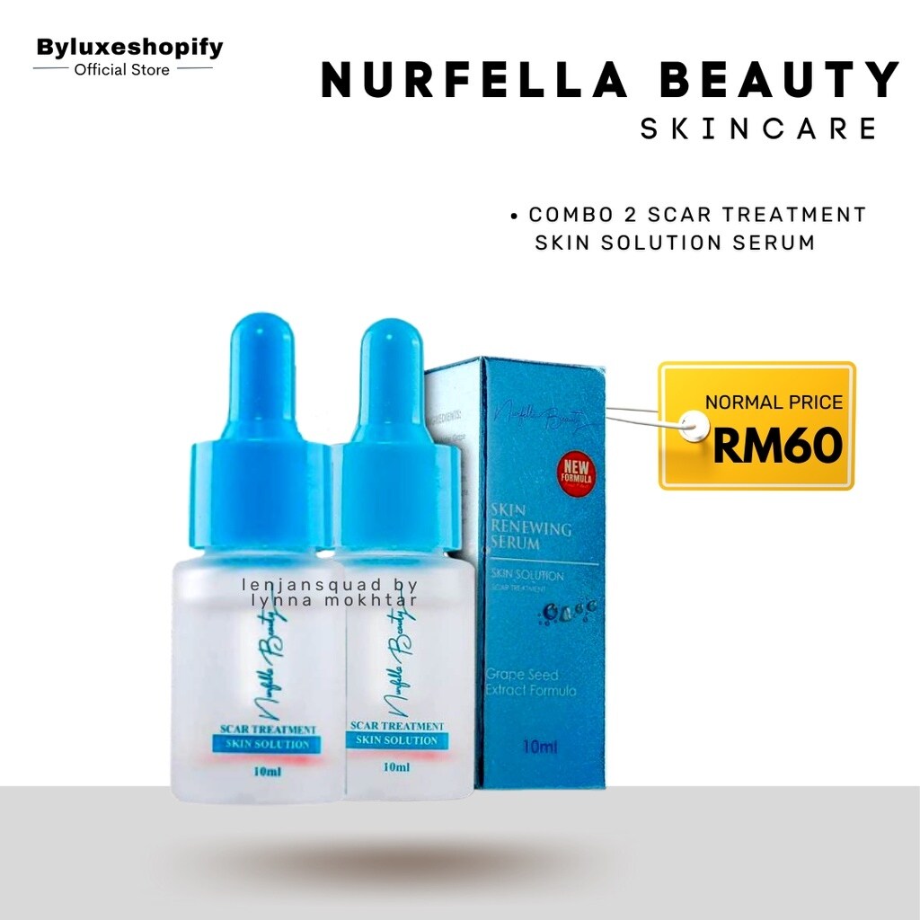 NB SCAR TREATMENT SERUM SKIN SOLUTION AND BEAUTY BOX BY NURFELLA BEAUTY