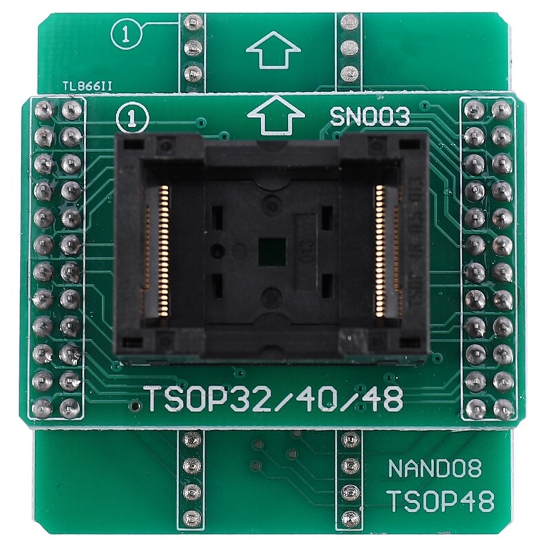 Andk Tsop48 Nand Adapter Only For Xgecu Minipro Tl866Ii Plus Programmer For Nand Flash Chips Tsop48 Adapter Socket