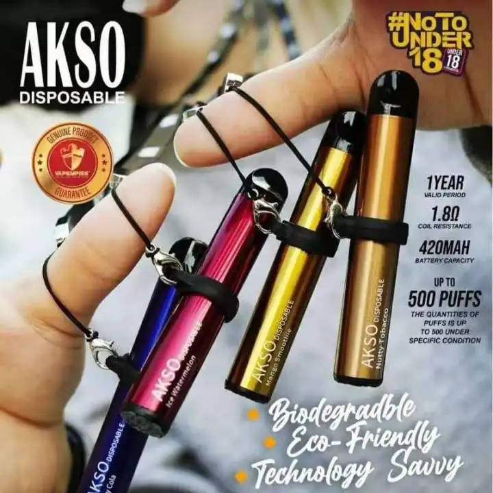 Akso 500 Puffs Akso Disposable Pods Up To 500puffsl Akso Kit L Akso Disposable Kit L Akso Disposable Device L Akso Disposable Stick L Akso Disposable Vape Pakai Buang Pod Lazada