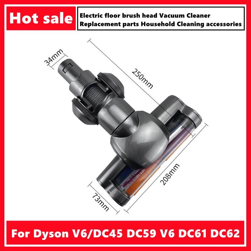 For Dyson V6/DC45 DC59 V6 DC61 DC62 Electric Floor Brush Head Vacuum Cleaner Replacement Parts Household Cleaning Accessories Vacuum Cleaners Accessories