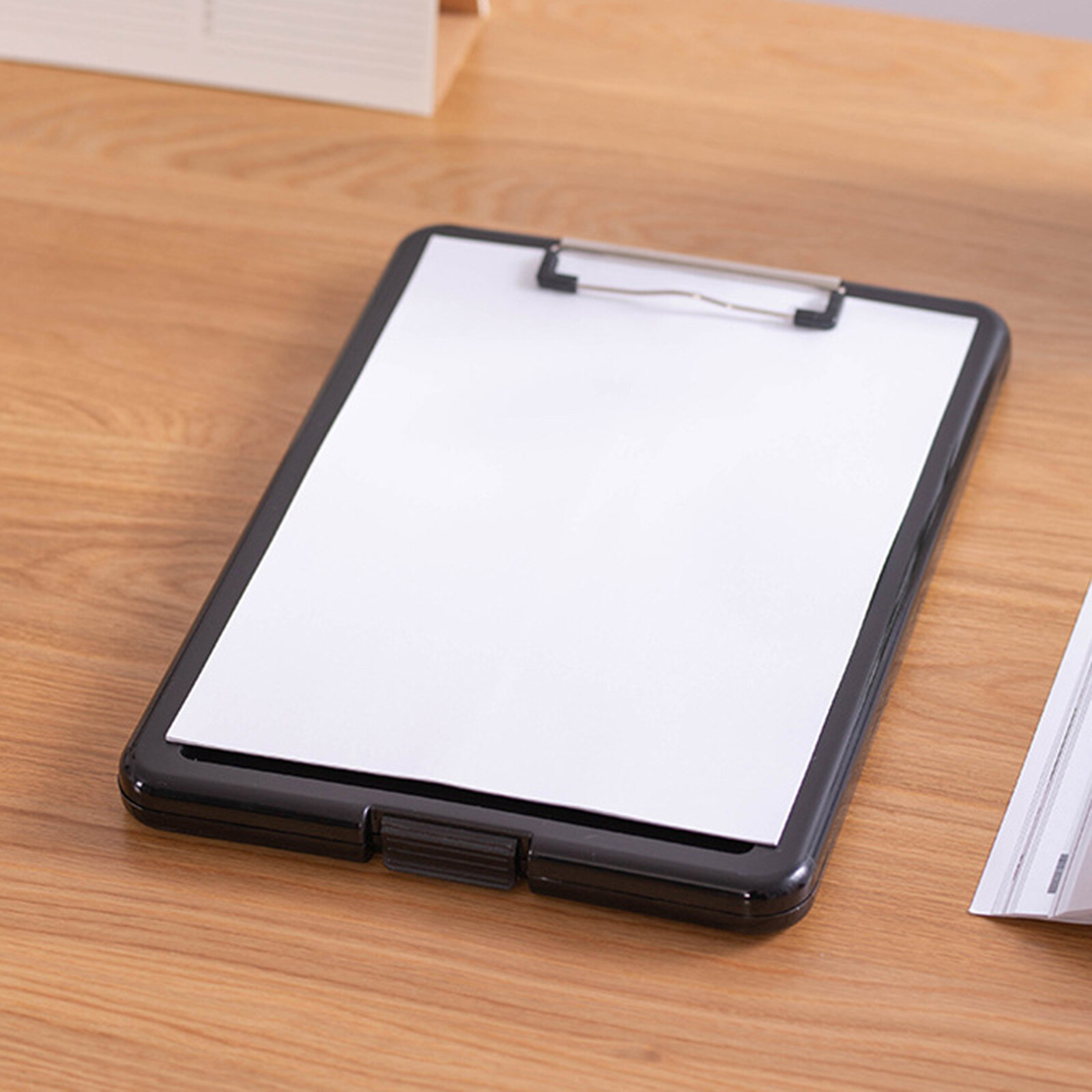 Blesiya Plastic A4 File Box Document Folder Writing Pad Box Organizer Supply
