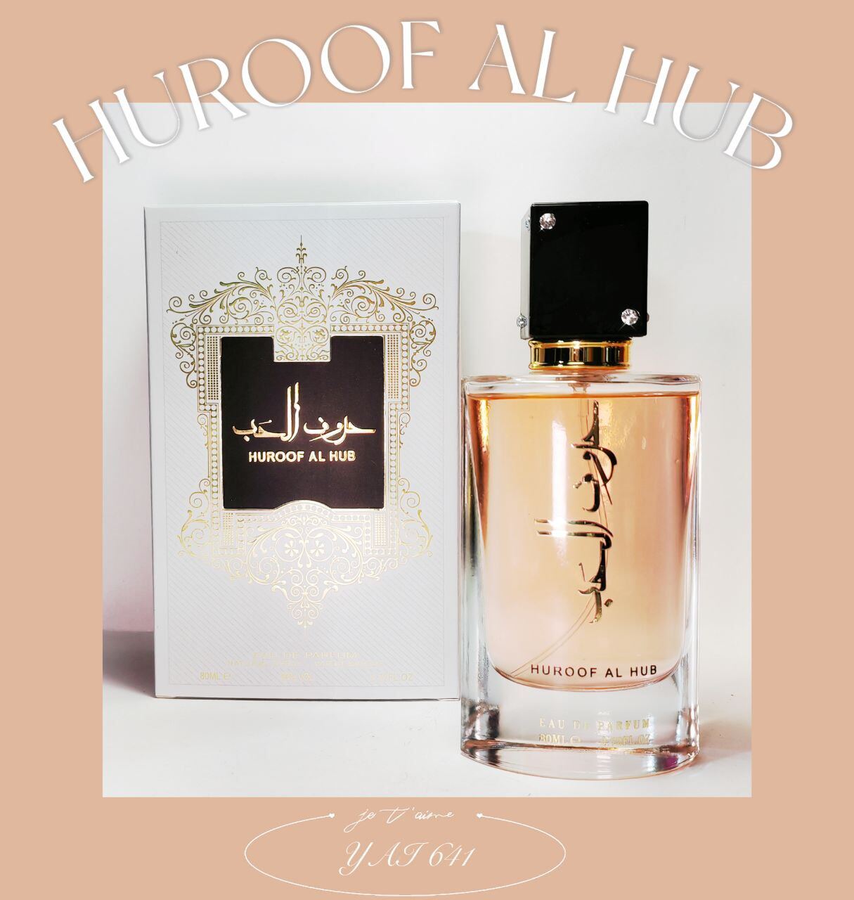 Huroof Al Hub 80ml For Her Eau De Parfum Sweet Fruity Floral