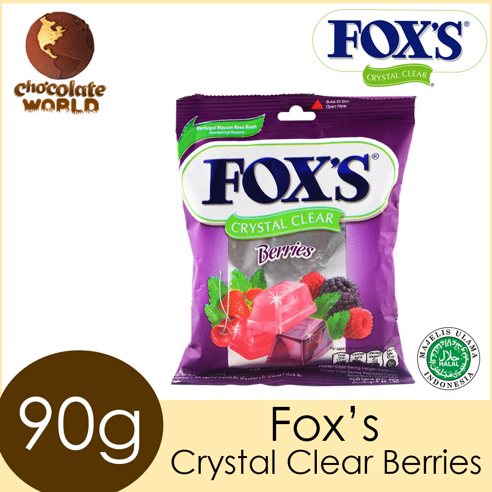 Fox's Crystal Clear Berries Candy 90g (Made in Indonesia) Lazada