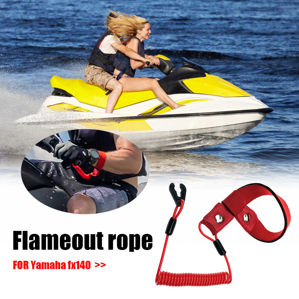 Boat Outboard Engine Motor Lanyard Kill Stop Switch Safety Tether Wear-resistant for Yamaha