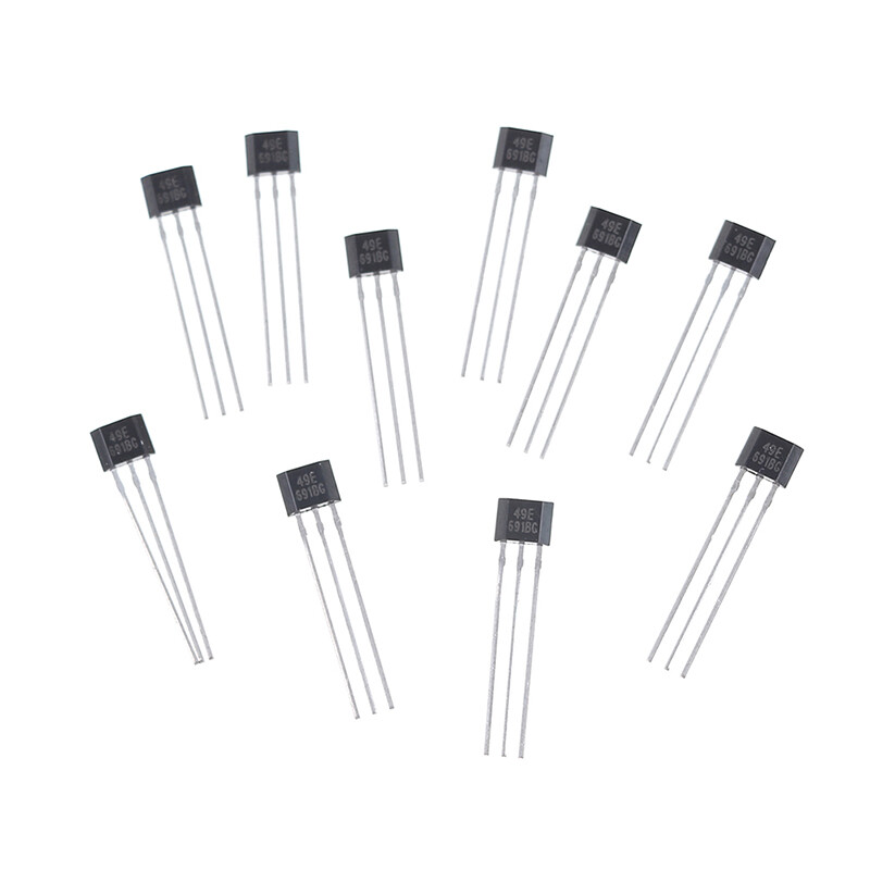 [DONGLONG]10pcs Hall element 49E OH49E SS49E linear Sensor Hall sensor