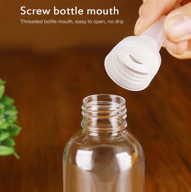 20-120ml rỗng có thể nạp lại ống nhỏ giọt chai bóp được container/Nhựa vòi phun ống nhỏ giọt trong suốt mũi nhọn chai bóp