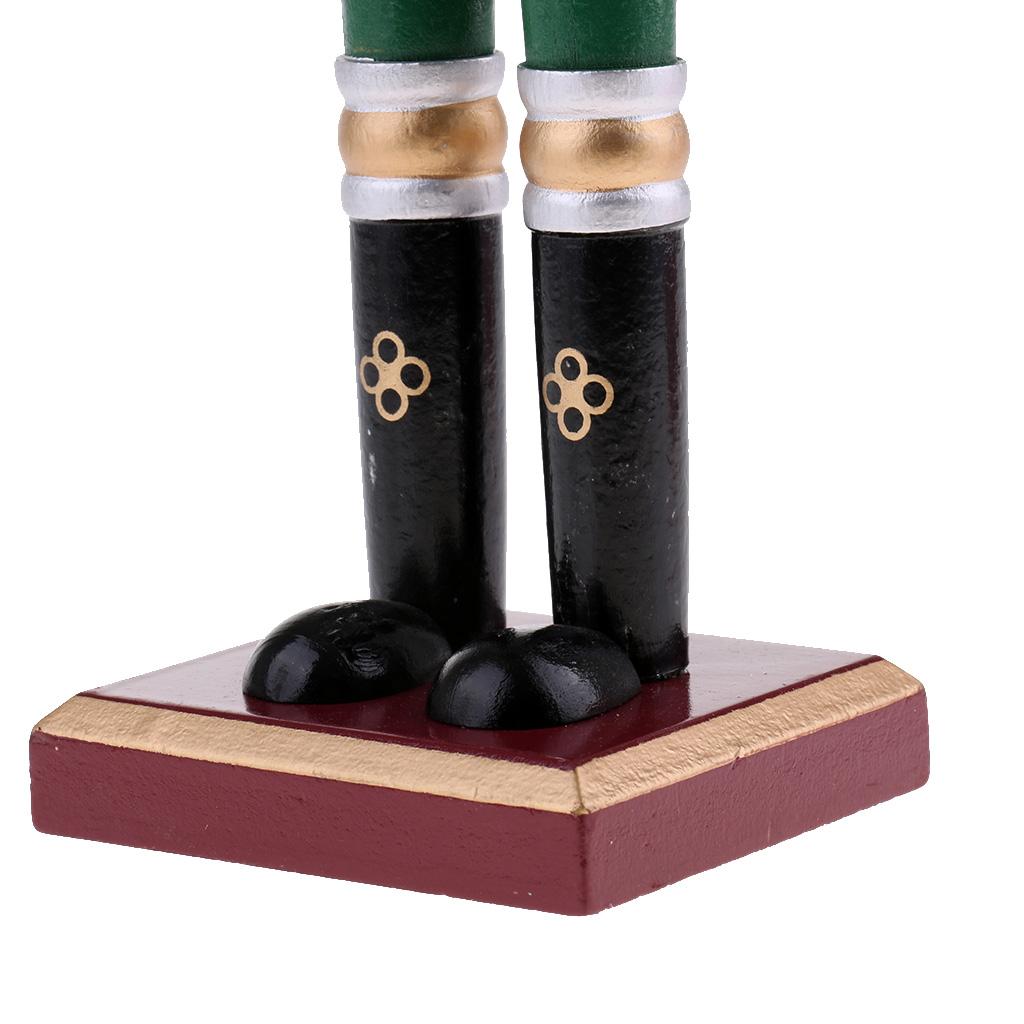 Blesiya 5x Wooden Nutcracker Soldier Figures Model Clockwork Music Box Puppet Doll