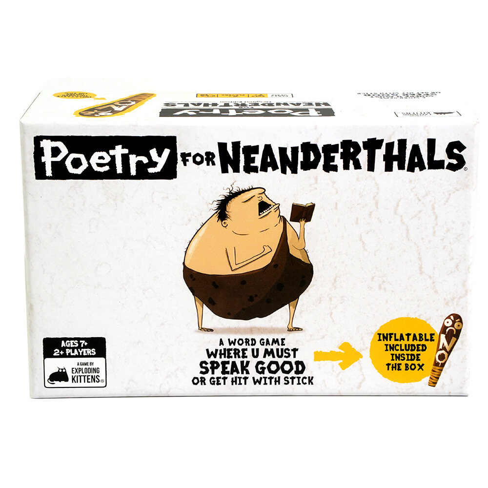 Board Game Poetry for Neanderthals Card Game Exploding Kittens