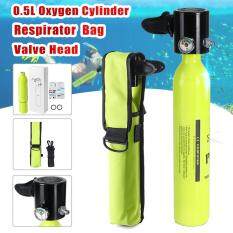 Thiết Bị lặn Mini Lặn biển Xi Lanh Lặn Biển Oxy Dự Phòng Không Khí Xe Tăng 0.5L Túi