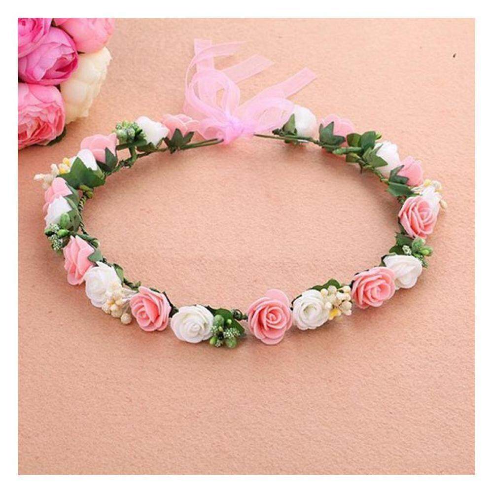 Wreath Flower Crown Women Girl Kids Head Wreath Wedding Bridal