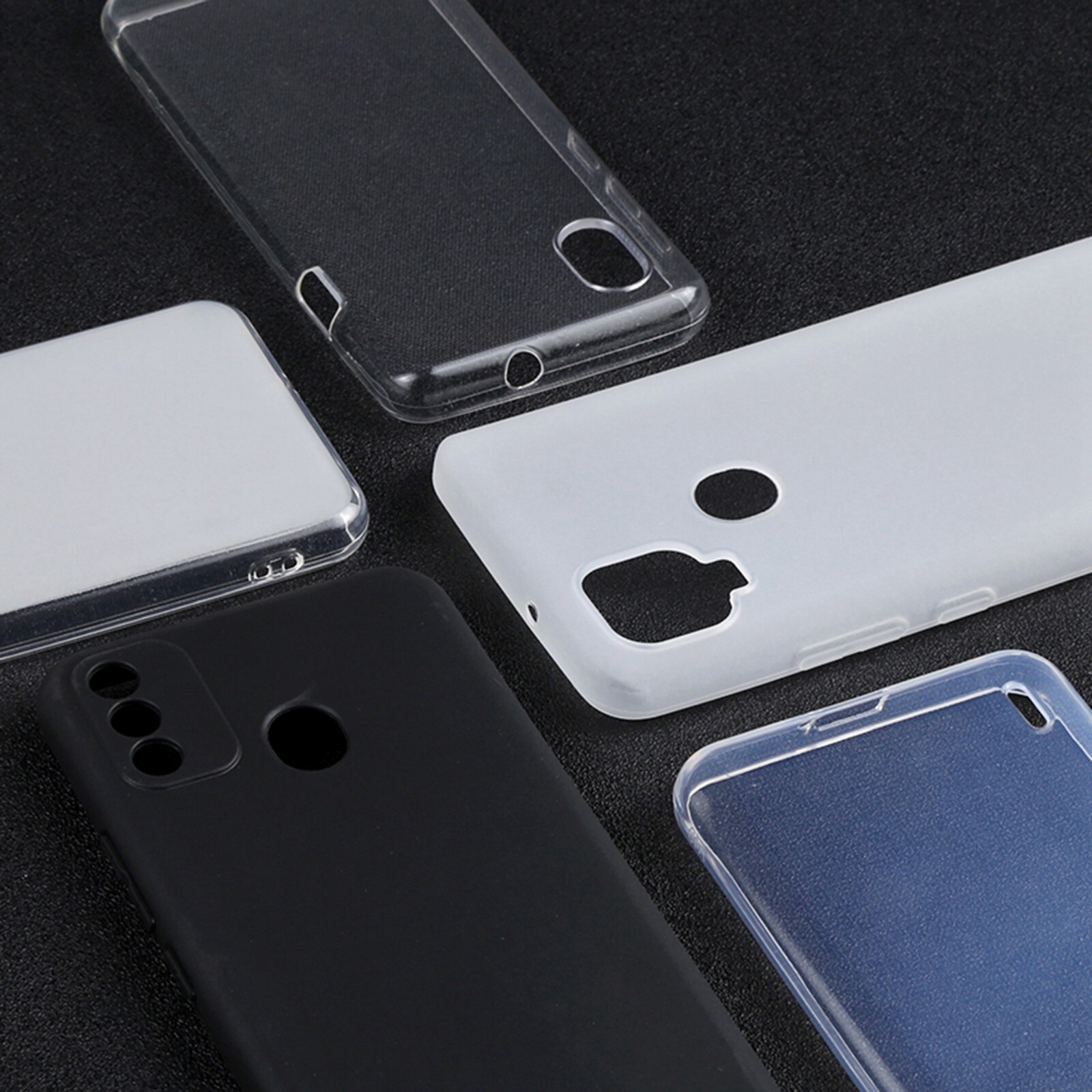 TPU Phone Case For Sharp Zero 5G Basic DX/SHG02/EP3(Pudding Black)