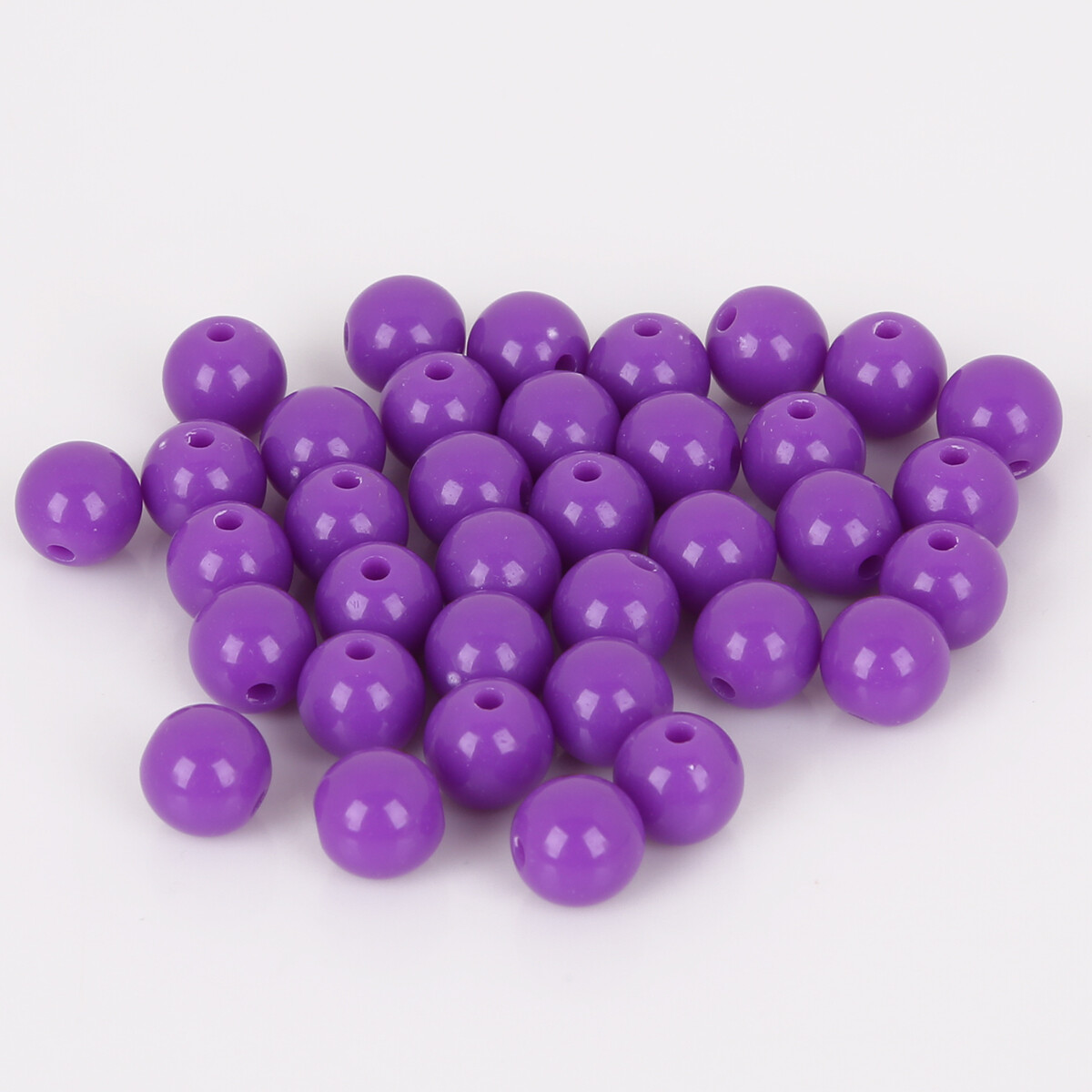 6mm 200PCS/Bag Multi-color Acrylic Beads Smooth Round Loose Spacer Beads For DIY Bracelets&Necklace Jewelry Making