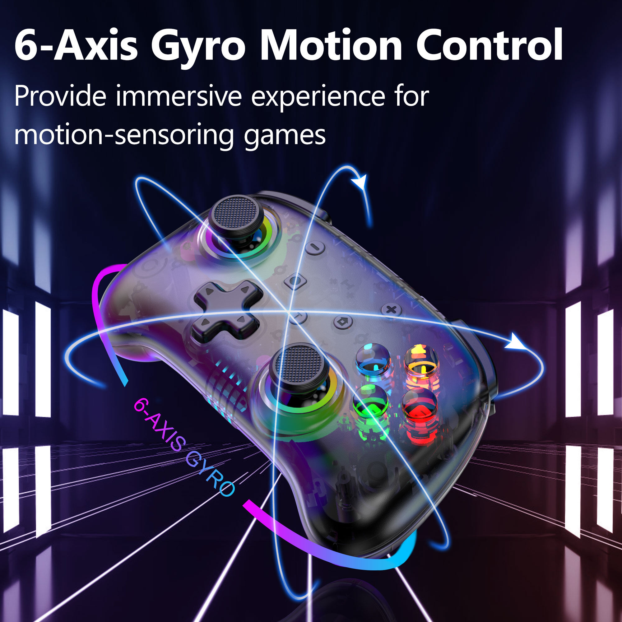 LinYuvo KS39B SWITCH PRO Game Controller Bluetooth Wireless Wake Up for Nintendo Switch/Switch OLED