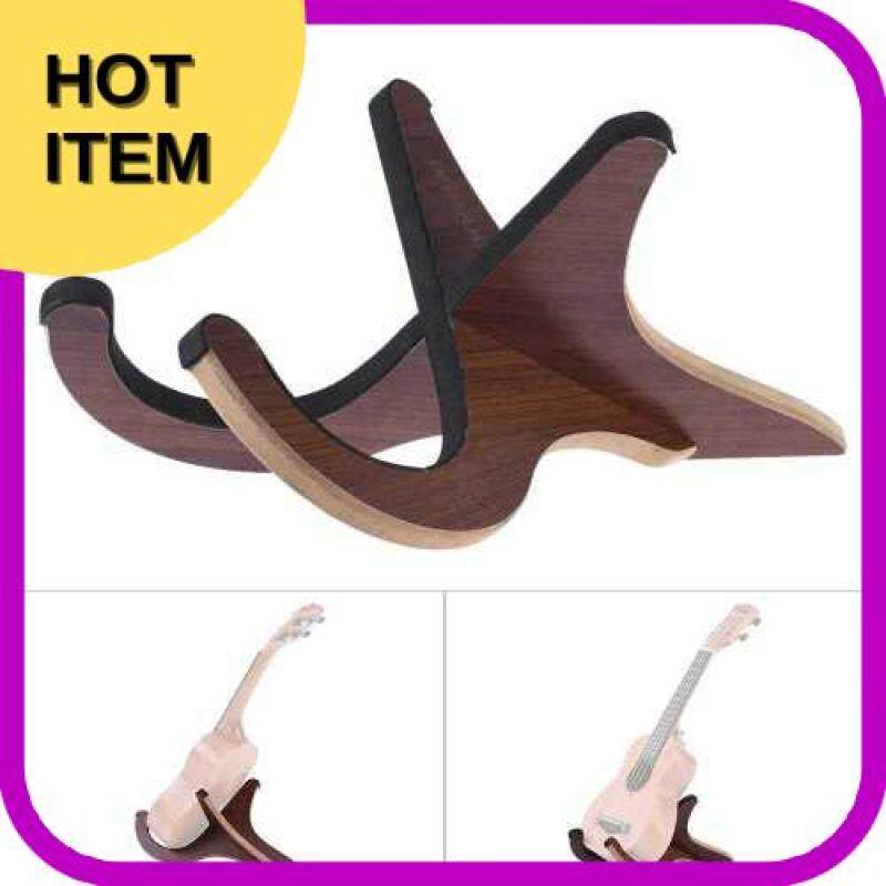 BEST SELLING ammoon Wooden Foldable Instrument Stand Holder Supporter for Ukulele Mandolin Violin Malaysia