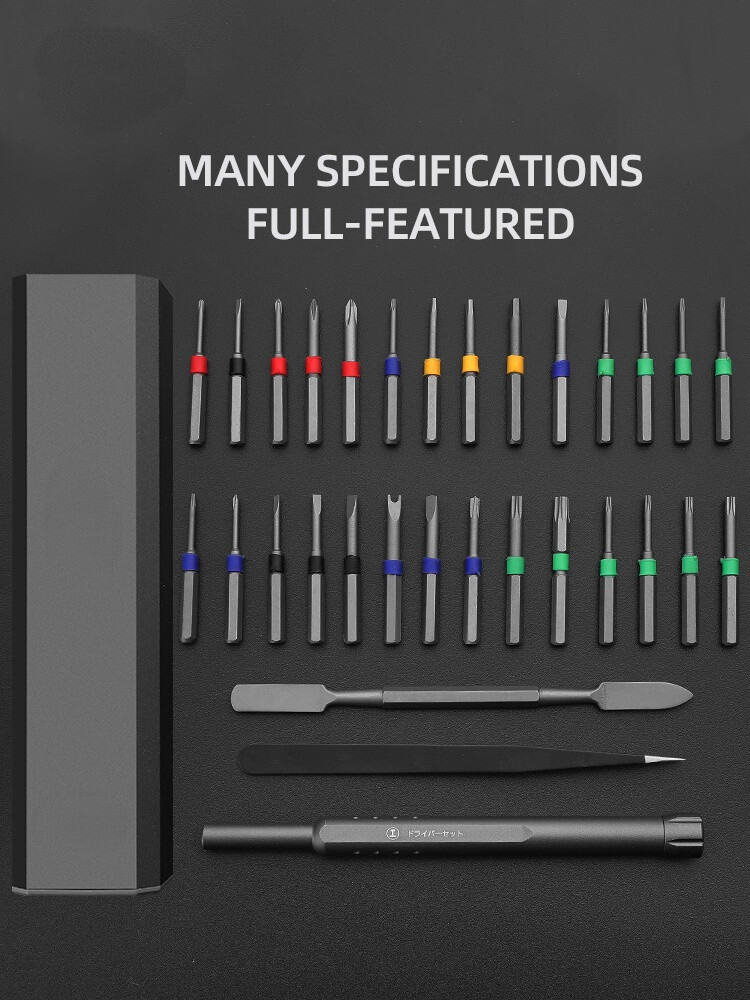 Screwdriver Kit 30 40 44 Precision Magnetic Bits Foldable Chair Screw Driver Set Mini Tool Case for Smart Home PC Phone Repair