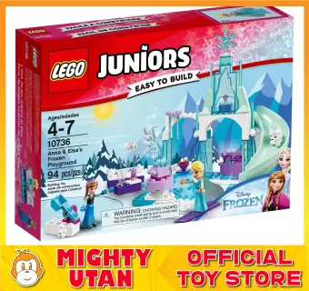 lego juniors anna & elsa's frozen playground 10736