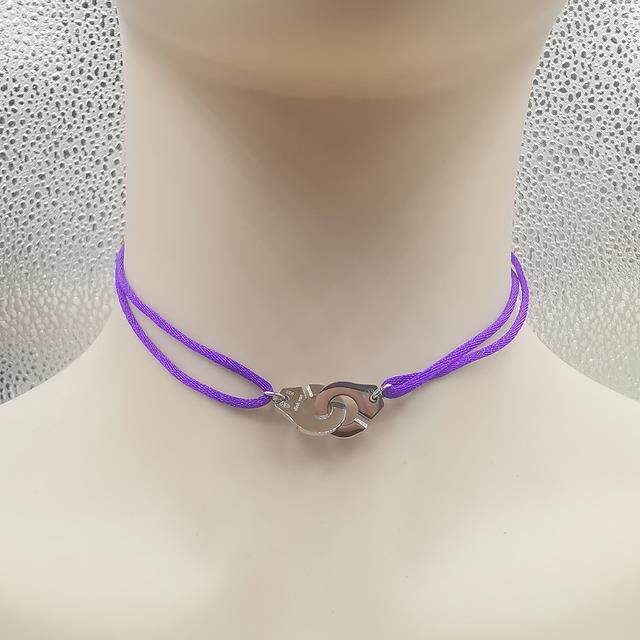 Stainless Steel Handcuff Necklace