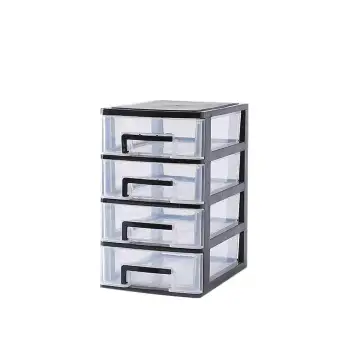Transparent Table Drawer Home Office Paper Files Gadgets Makeup