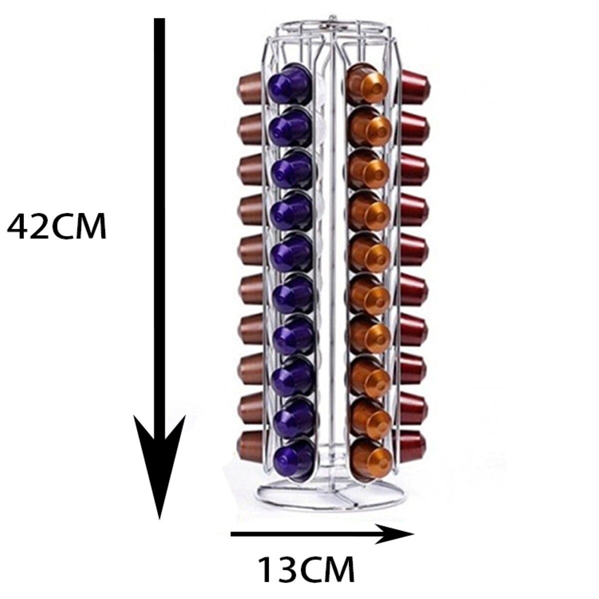 Nespresso classic coffee capsule rack desktop storage organizer 60pcs