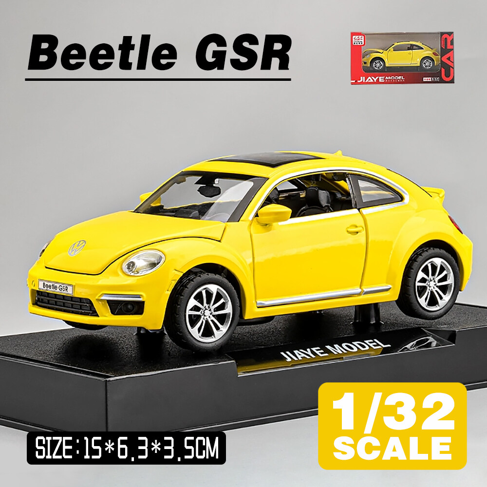 LEO 1:32 Volkswagen Beetle Diecast Model Car Alloy Cars Toys ...