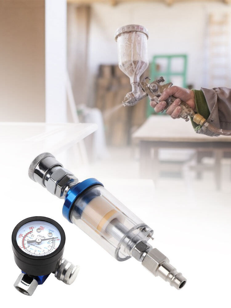 Bộ Lọc Tách Dầu Nước Nội Tuyến 1/4, Cho Máy Nén Phun Sơn Công Cụ