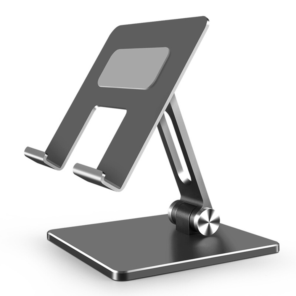 Tablet computer stand desktop bracket lazy folding aluminum alloy bracket for iPad Huawei Apple mobile phone holder