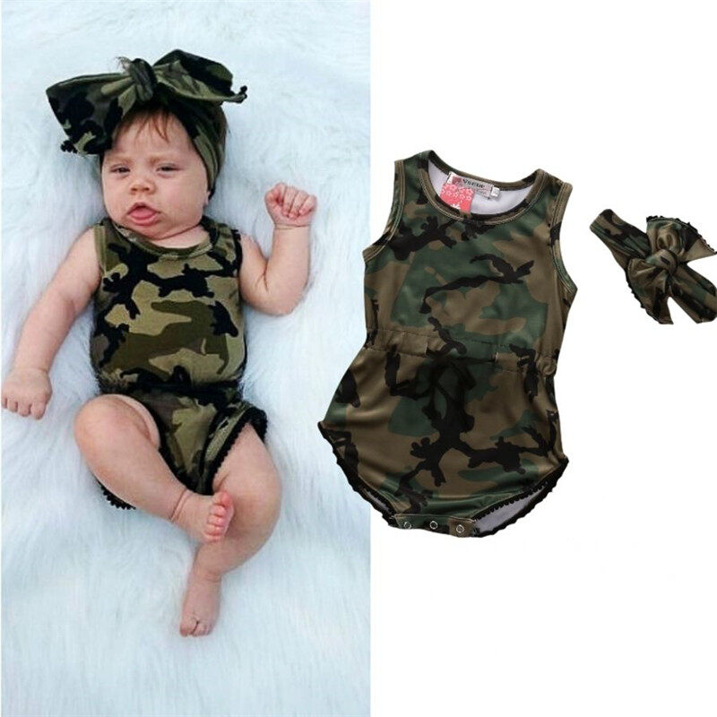infant camo overalls