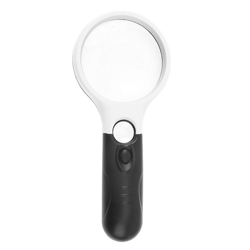 【Aneng】45x Kính lúp với 3 đèn LED chiếu sáng Kính Lúp Đèn cầm tay lên kính lúp thủy tinh cầm tay để đọc/đánh giá đồ trang sức