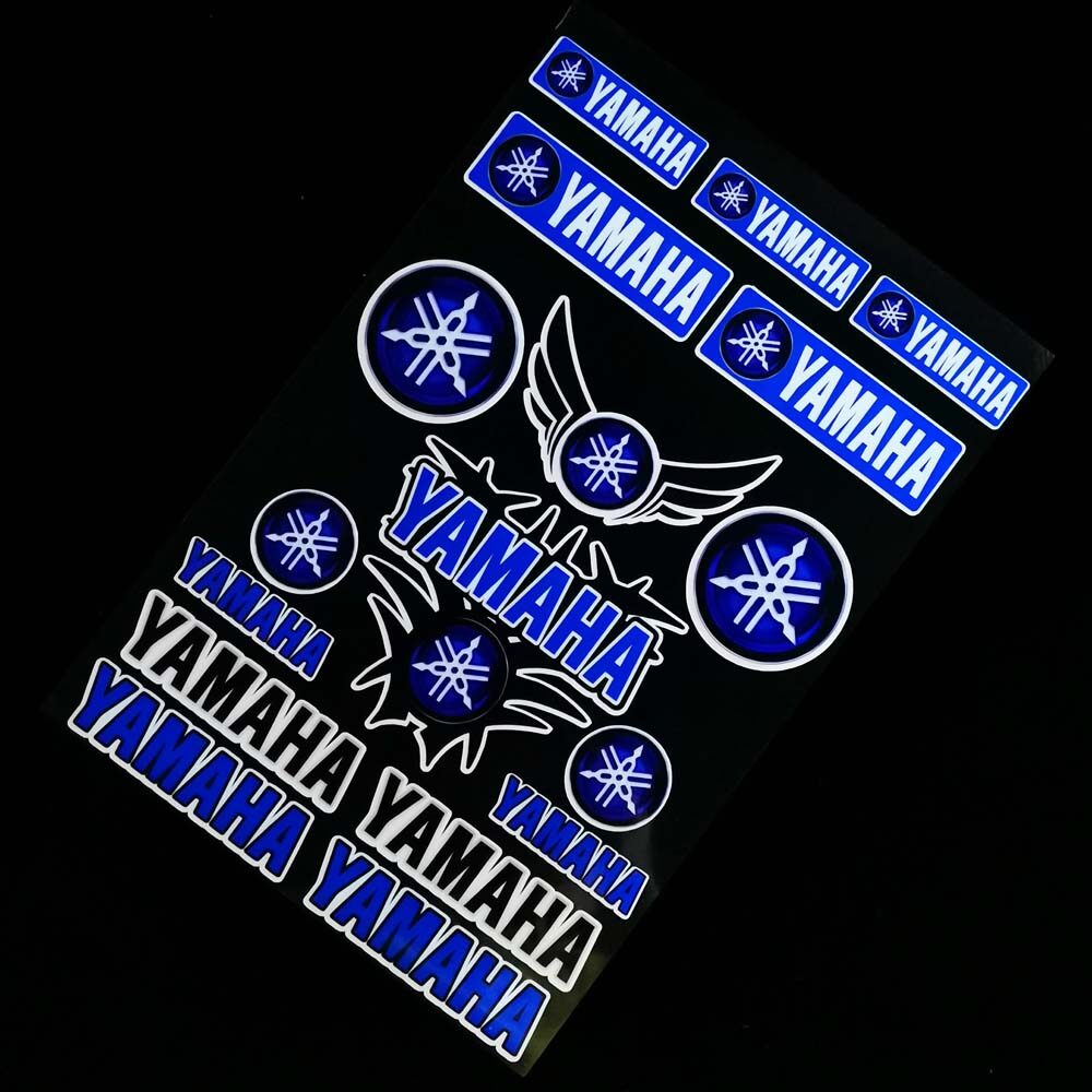 Yamaha stickers reflective design motorcycle stickers vinyl helmet bicycle stickers outdoor electric bike stickers waterproof decals