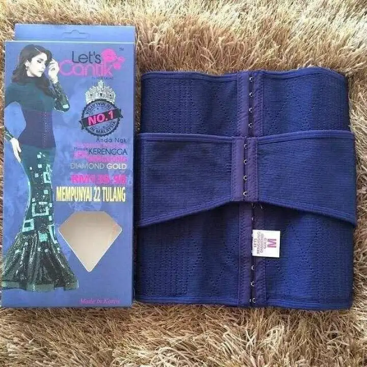 Lets Bengkung Diamond Gold 24 Tulang Corset By Nur Sajat Original Free Suprise Gift Sale Lazada Singapore