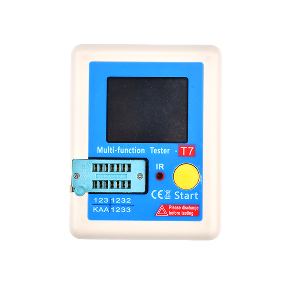 pcbfun Máy Kiểm Tra Bóng Bán Dẫn Mới LCR-T7 Máy Kiểm Tra Điện Dung Bóng Bán Dẫn Diode TFT Máy Kiểm Tra ESR LCR Máy Kiểm Tra Đa Năng NPN PNP MOSFET Máy Đo Đa Năng Màn Hình 160x128 TFT