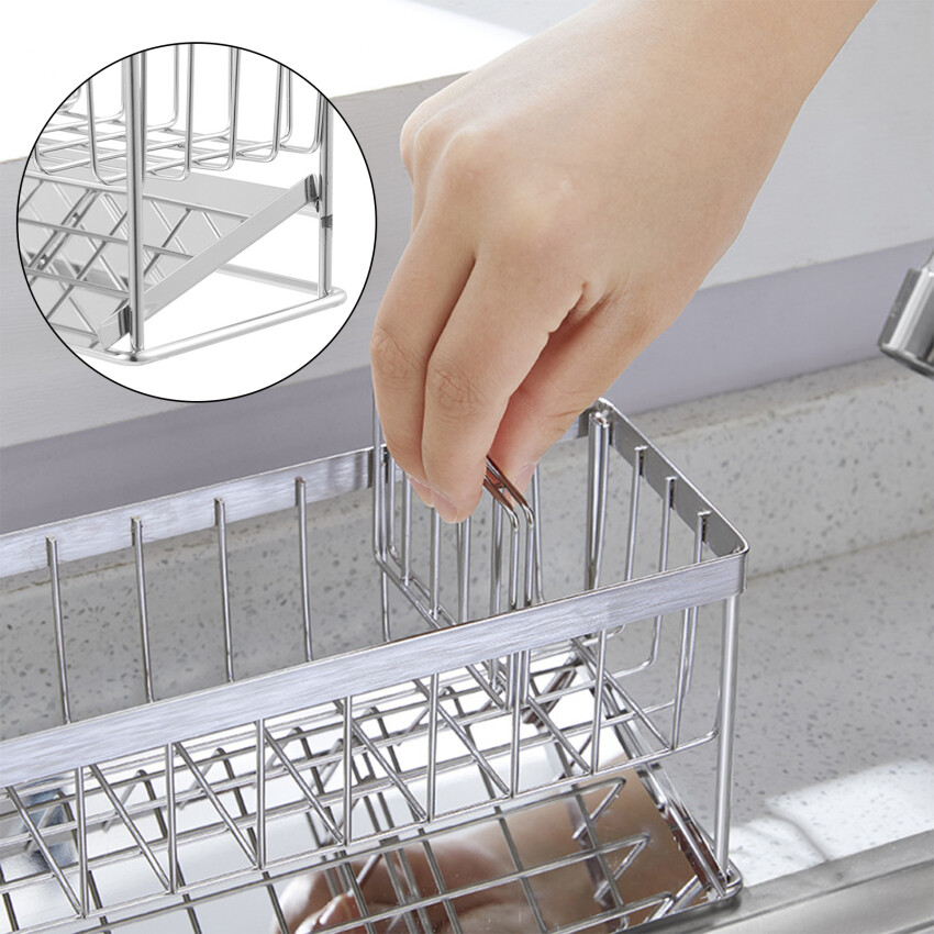 Kitchen Sink Sponge Rack Kitchen Sink Sponge Rack Kitchen Sink Stainless Steel Kitchen Drain Box Adjustable