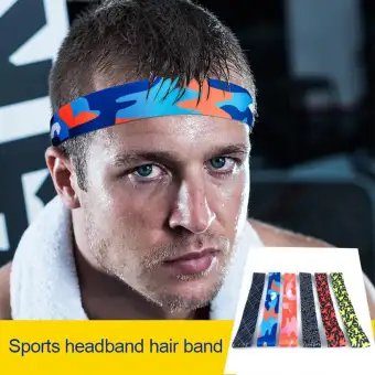 Nicetoempty Mens Headband Sweatband Headbands For Sports Running