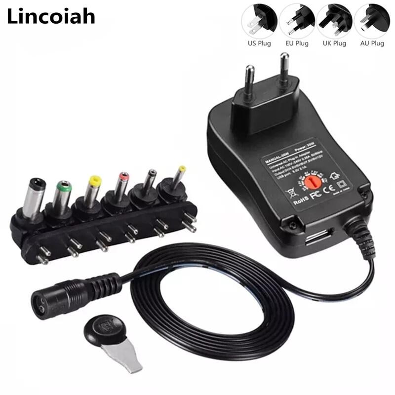 Bộ Chuyển Đổi AC DC 3V 4.5V 5V 6V 7.5V 9V 12V 2A 2.5A Nguồn Điện Có Thể