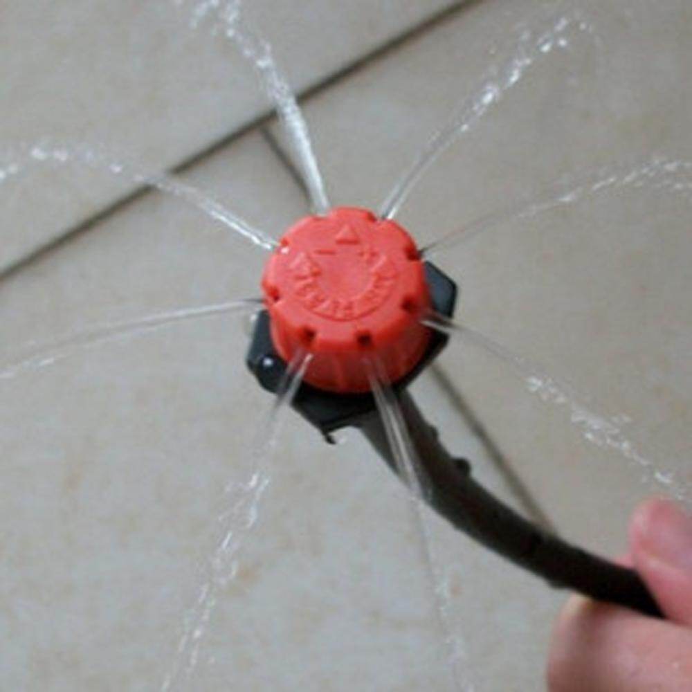 100 cái 1/4 inch đầu nhỏ giọt điều chỉnh được nhỏ giọt đầu nước nhỏ giọt