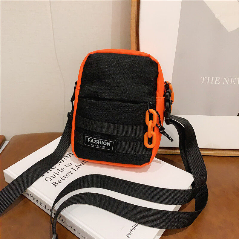 Just Star Men's and women's shoulder bag sports crossbody bag hip hop