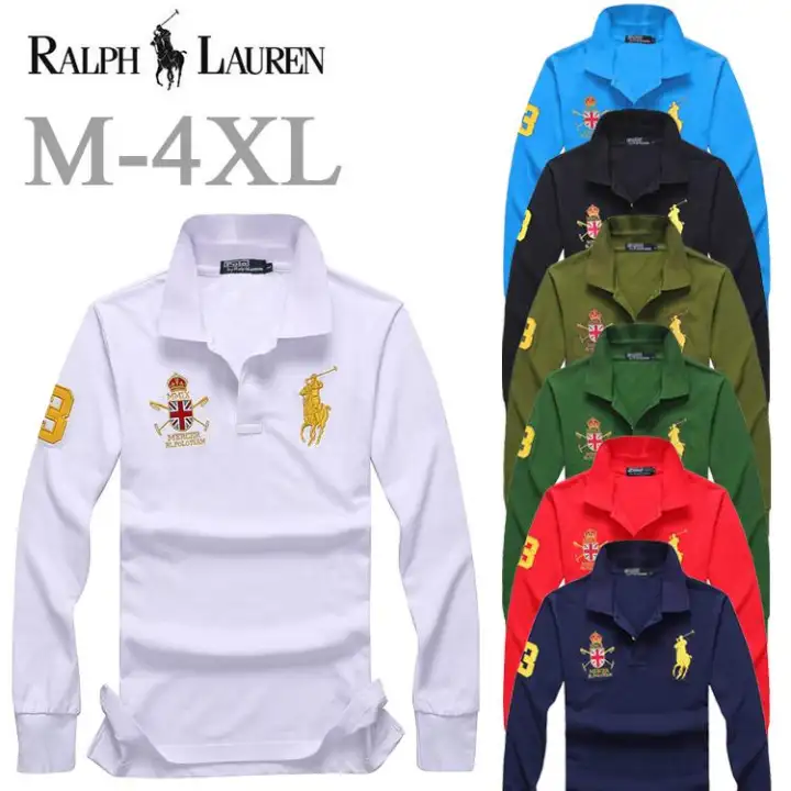 long sleeve polo no collar