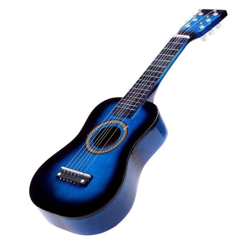 23inch Guitar Mini Guitar Basswood Kids Musical Toy Acoustic Stringed Instrument with Plectrum 1st String Blue Malaysia