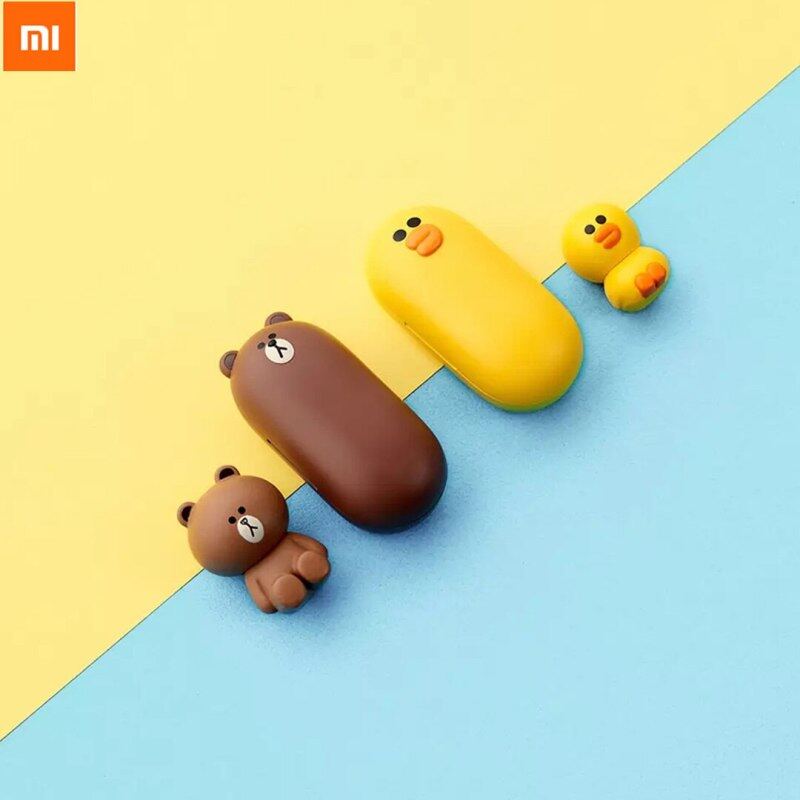Xiaomi TWS Bluetooth Headset Line Friends Wireless 5.0 Earphone Hifi Stereo Head Phone Sports Waterproof Mini Earbuds Headphone for Xiaomi Huawei phone Singapore