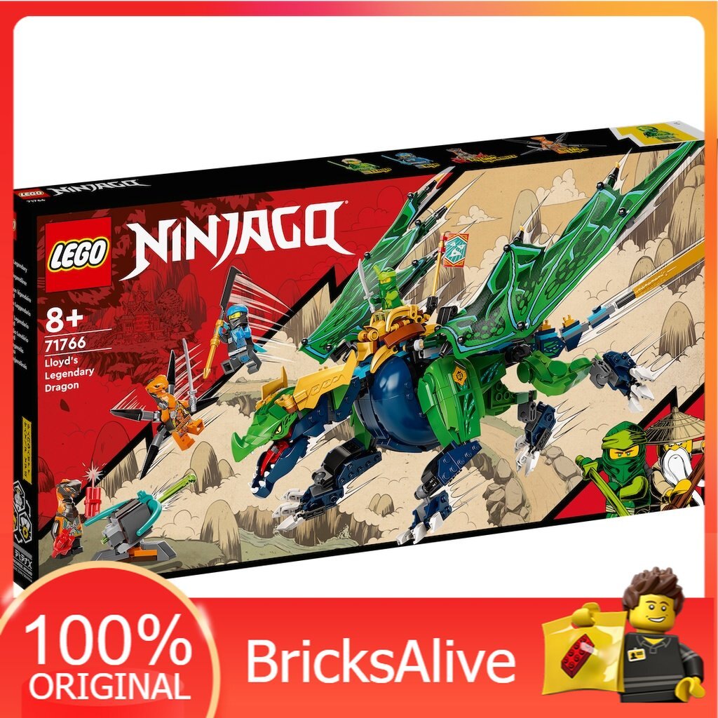 BricksAlive] LEGO NINJAGO Lloyd's Legendary Dragon 71766 Lego Set