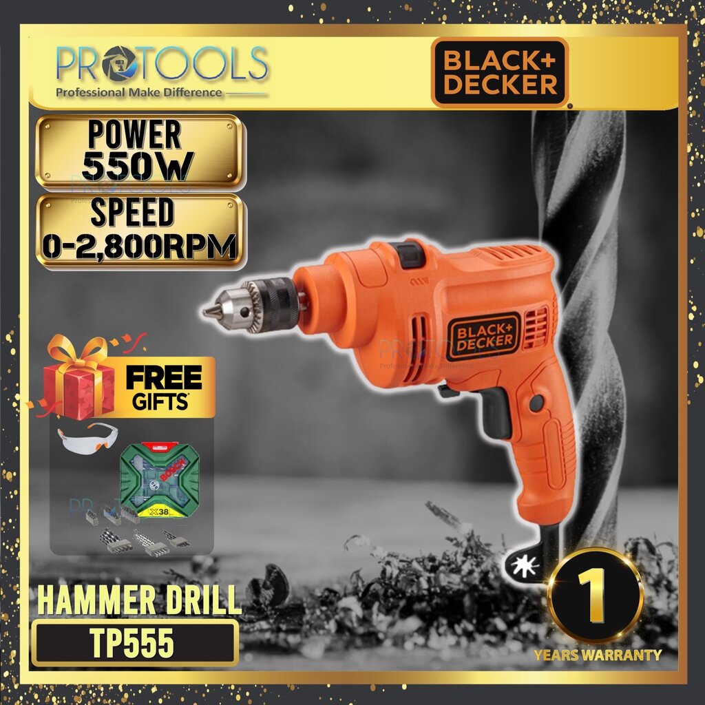 Black decker drill online 550w