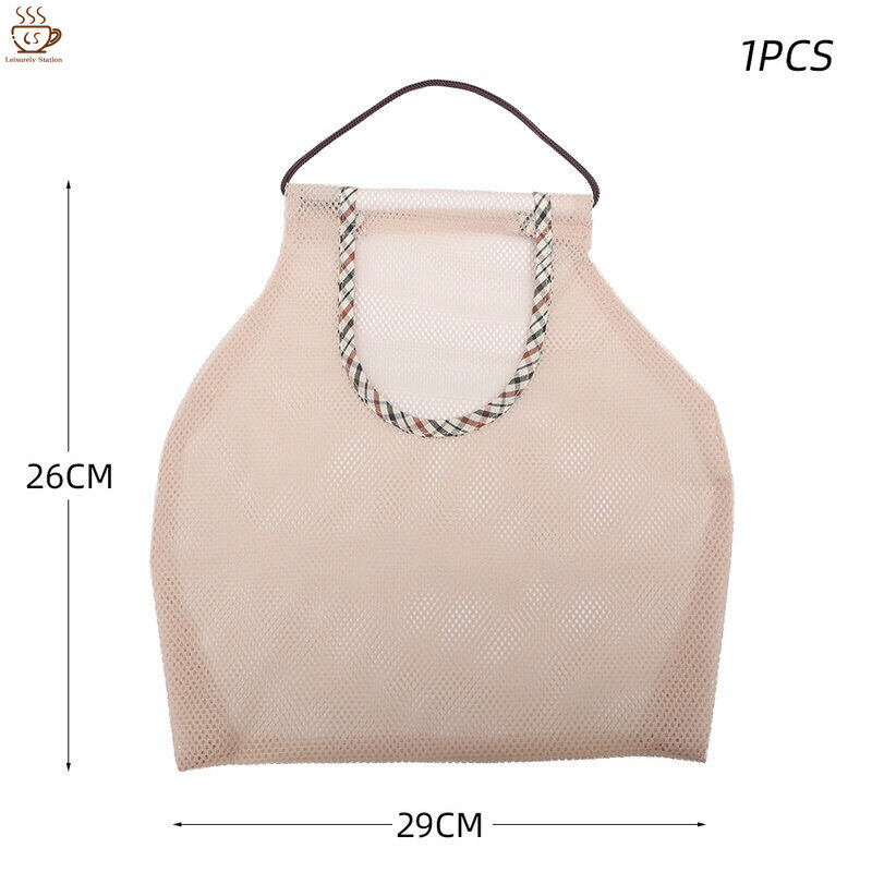 Hanging Mesh Net Storage Bags / Garlic Onion Hanging Bag Storage Bag Organizer/Foldable Net String Bag / Reusable Fruit Vegetables Storage Basket Totes/ Bathroom Bath Toy Bag/ Storage Bag for Kitchen Bathroom